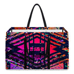 Ethnic Aztec Grunge Trippy Print Utility Tote Bag