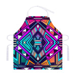 Ethnic Aztec Trippy Print Adjustable Apron