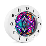 Ethnic Aztec Trippy Print Alarm Clock