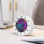 Ethnic Aztec Trippy Print Alarm Clock
