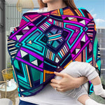 Ethnic Aztec Trippy Print Baby Seat Cover