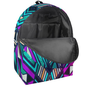 Ethnic Aztec Trippy Print Backpack