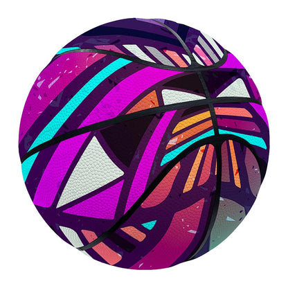 Ethnic Aztec Trippy Print Basketball
