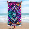 Ethnic Aztec Trippy Print Beach Towel