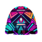 Ethnic Aztec Trippy Print Beanie
