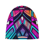 Ethnic Aztec Trippy Print Beanie