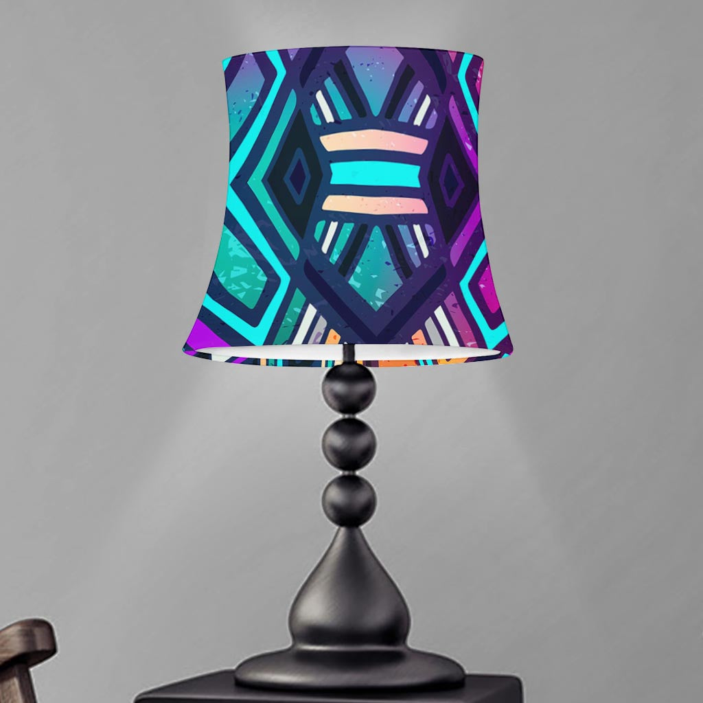 Ethnic Aztec Trippy Print Bell Lamp Shade