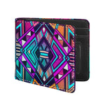 Ethnic Aztec Trippy Print Bifold Wallet
