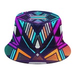 Ethnic Aztec Trippy Print Bucket Hat