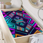 Ethnic Aztec Trippy Print Changing Pad Cover