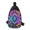Ethnic Aztec Trippy Print Sling Bag