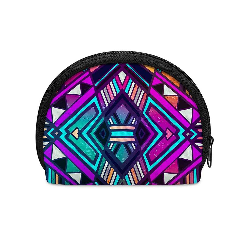 Ethnic Aztec Trippy Print Coin Purse