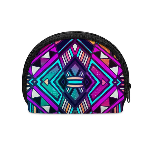 Ethnic Aztec Trippy Print Coin Purse