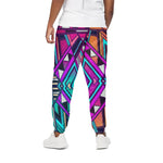 Ethnic Aztec Trippy Print Cotton Pants