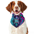 Ethnic Aztec Trippy Print Dog Bandana