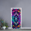 Ethnic Aztec Trippy Print Door Sticker