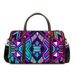 Ethnic Aztec Trippy Print Duffle Bag