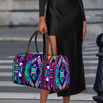 Ethnic Aztec Trippy Print Duffle Bag