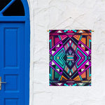 Ethnic Aztec Trippy Print Garden Flag
