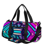 Ethnic Aztec Trippy Print Gym Bag