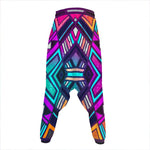 Ethnic Aztec Trippy Print Hammer Pants