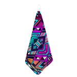 Ethnic Aztec Trippy Print Hand Towel