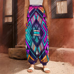 Ethnic Aztec Trippy Print Harem Pants