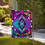 Ethnic Aztec Trippy Print House Flag