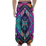 Ethnic Aztec Trippy Print Lantern Pants