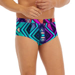 Ethnic Aztec Trippy Print Men's Briefs