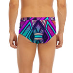 Ethnic Aztec Trippy Print Men's Briefs