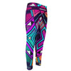 Ethnic Aztec Trippy Print Men's Compression Pants