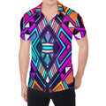 Ethnic Aztec Trippy Print Men's Shirt