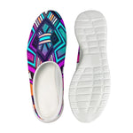 Ethnic Aztec Trippy Print Mesh Casual Shoes