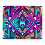 Ethnic Aztec Trippy Print Mouse Pad