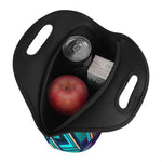 Ethnic Aztec Trippy Print Neoprene Lunch Bag