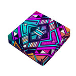 Ethnic Aztec Trippy Print Outdoor Seat Cushion Cover