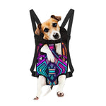 Ethnic Aztec Trippy Print Pet Carrier Backpack