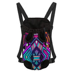 Ethnic Aztec Trippy Print Pet Carrier Backpack