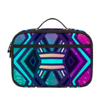 Ethnic Aztec Trippy Print Portable Lunch Bag