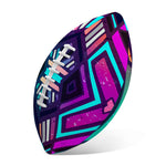 Ethnic Aztec Trippy Print Rugby Ball