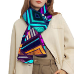 Ethnic Aztec Trippy Print Scarf