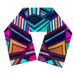 Ethnic Aztec Trippy Print Scarf