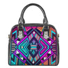 Ethnic Aztec Trippy Print Shoulder Handbag