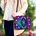 Ethnic Aztec Trippy Print Shoulder Strap Bible Bag