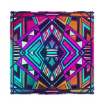 Ethnic Aztec Trippy Print Silk Bandana