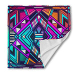 Ethnic Aztec Trippy Print Silk Bandana