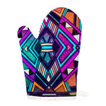 Ethnic Aztec Trippy Print Single Oven Mitt