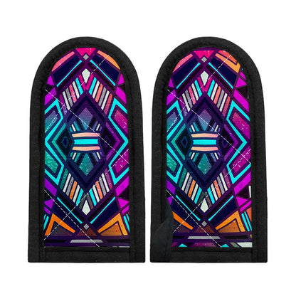 Ethnic Aztec Trippy Print Skillet Handle Cover
