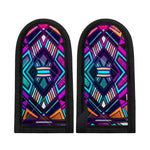 Ethnic Aztec Trippy Print Skillet Handle Cover